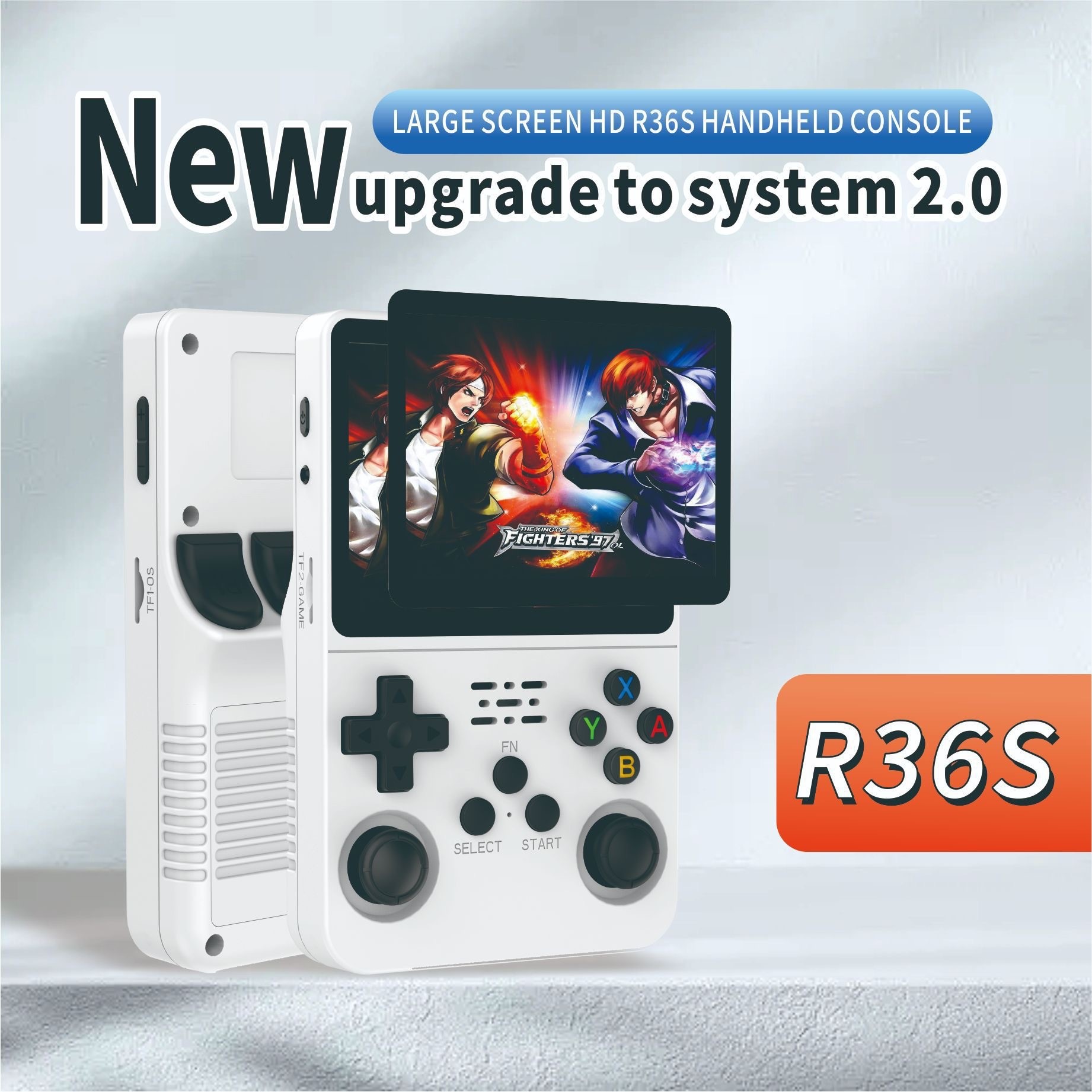 Gaming Console X6 - جهاز ألعاب محمول R36S بتصميم كلاسيكي،