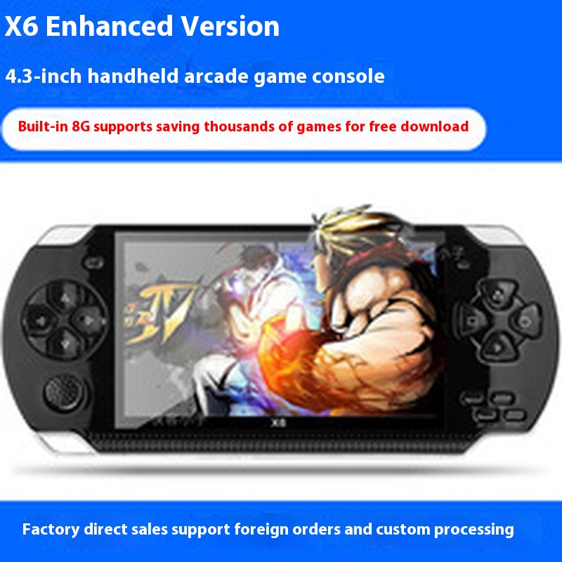 Gaming Console X6 - Psp 3000X6 وحدة التحكم 12 أنواع