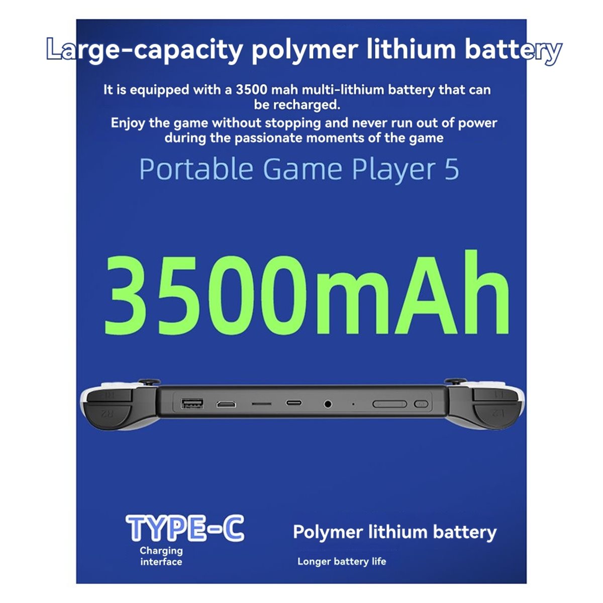 Gaming Console Handle - Y828A~! # جهاز ألعاب محمول بحجم