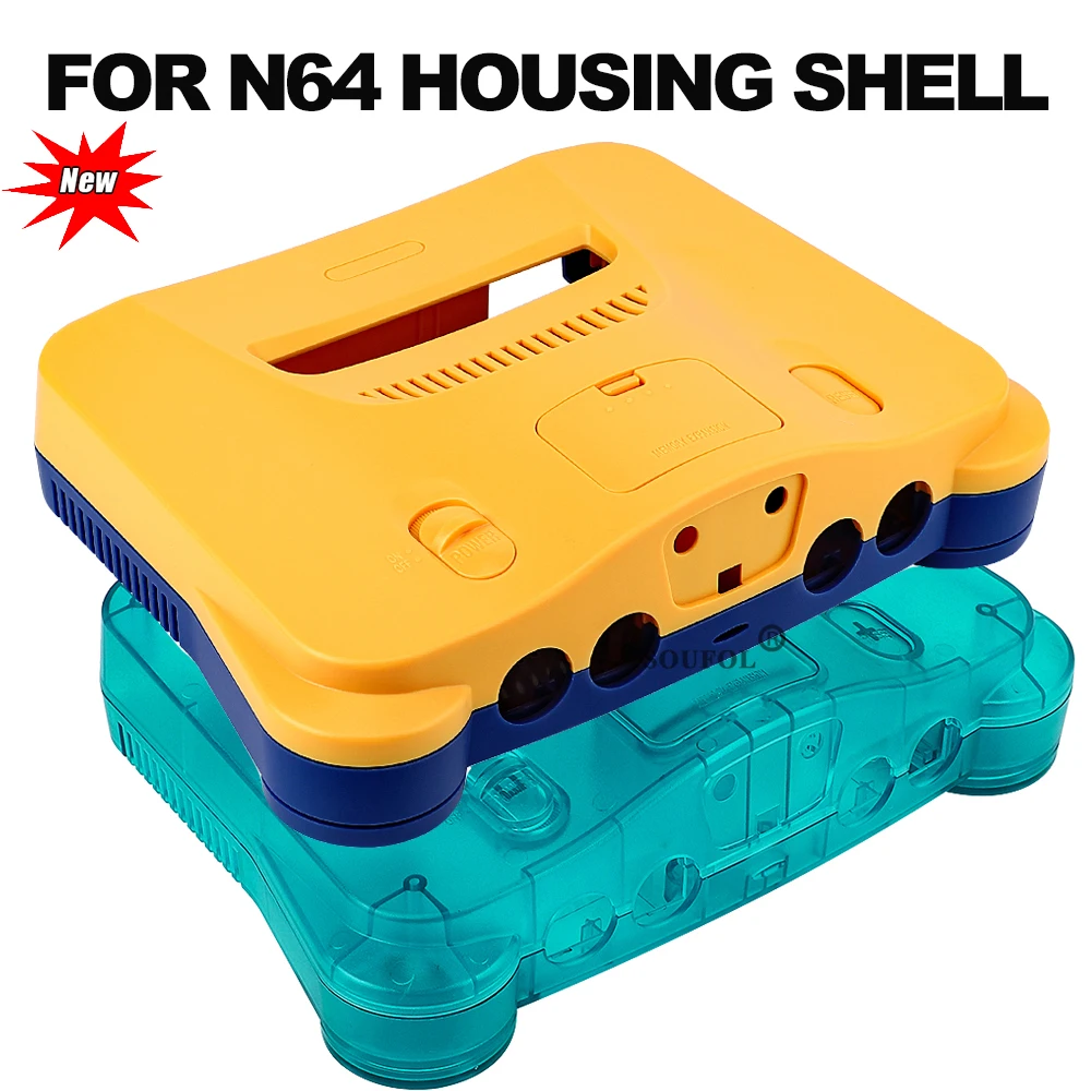 Retro.Gaming Console Yellow - محدودة الأصفر الأزرق ل N64 ريترو