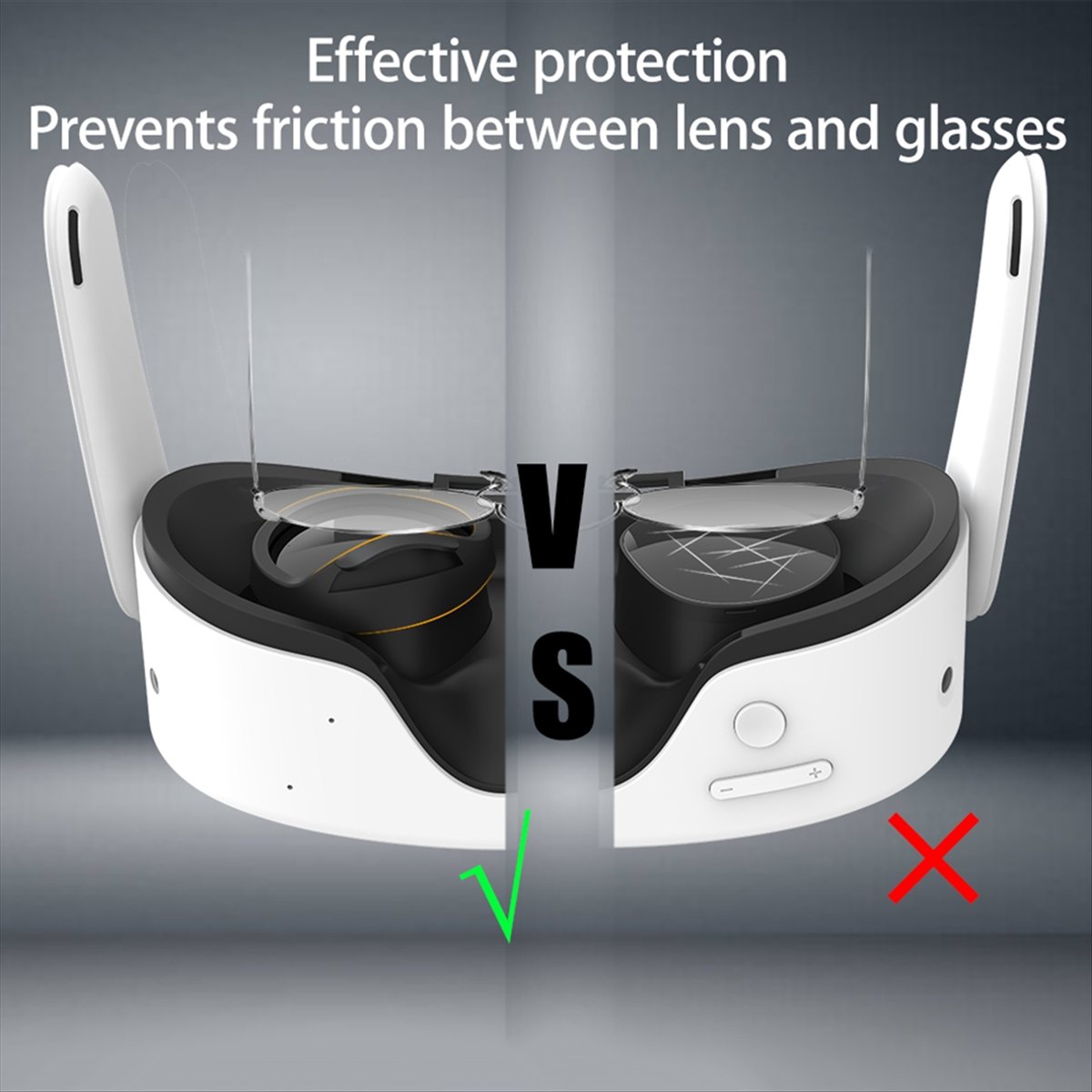 Vr Lens Protector - إطار عدسة الواقع الافتراضي A003، واقي