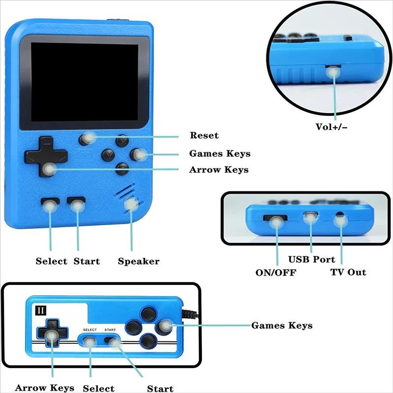 وحدة تحكم ألعاب فيديو صغيرة 8  - مراجعة Gaming Console For Sale وسعره