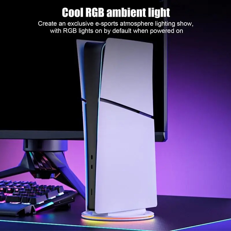 قاعدة تبريد RGB عمودية لجهاز P - مراجعة Sony Console Ps5 Slim وسعره
