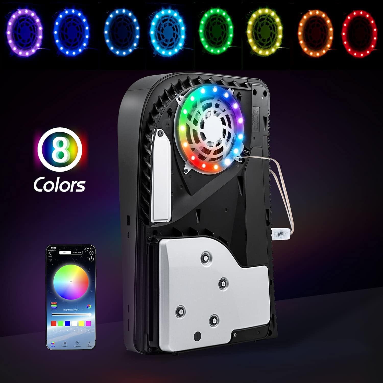 شريط إضاءة LED RGB لجهاز PS5 P - مراجعة Sony Console Ps5 Slim وسعره