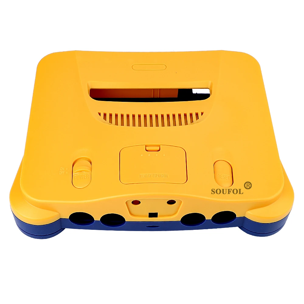محدودة الأصفر الأزرق ل N64 ريت - مراجعة Retro.Gaming Console Yellow وسعره
