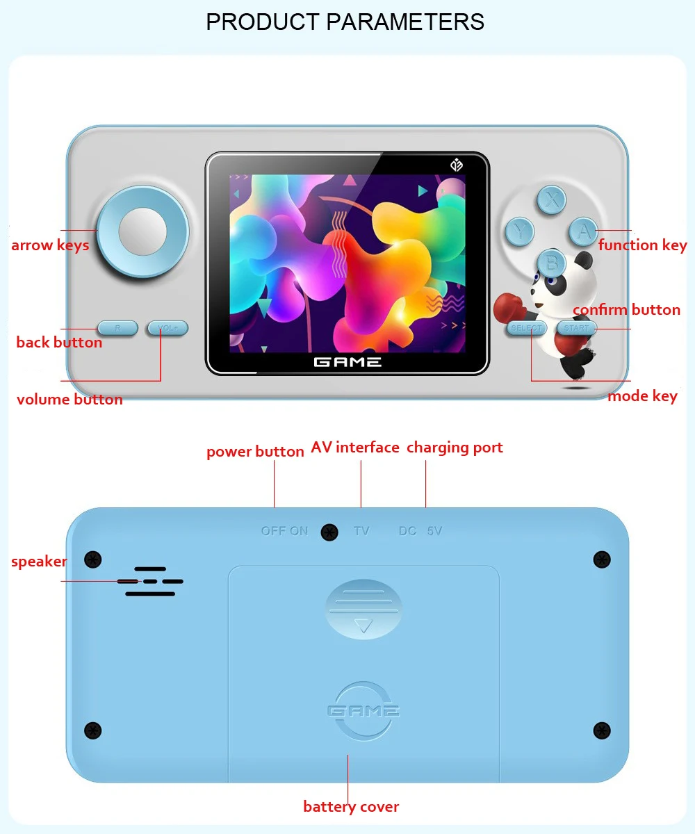 جهاز ألعاب فيديو ريترو جديد S5 - مراجعة Gaming Console For 10 Year Old وسعره