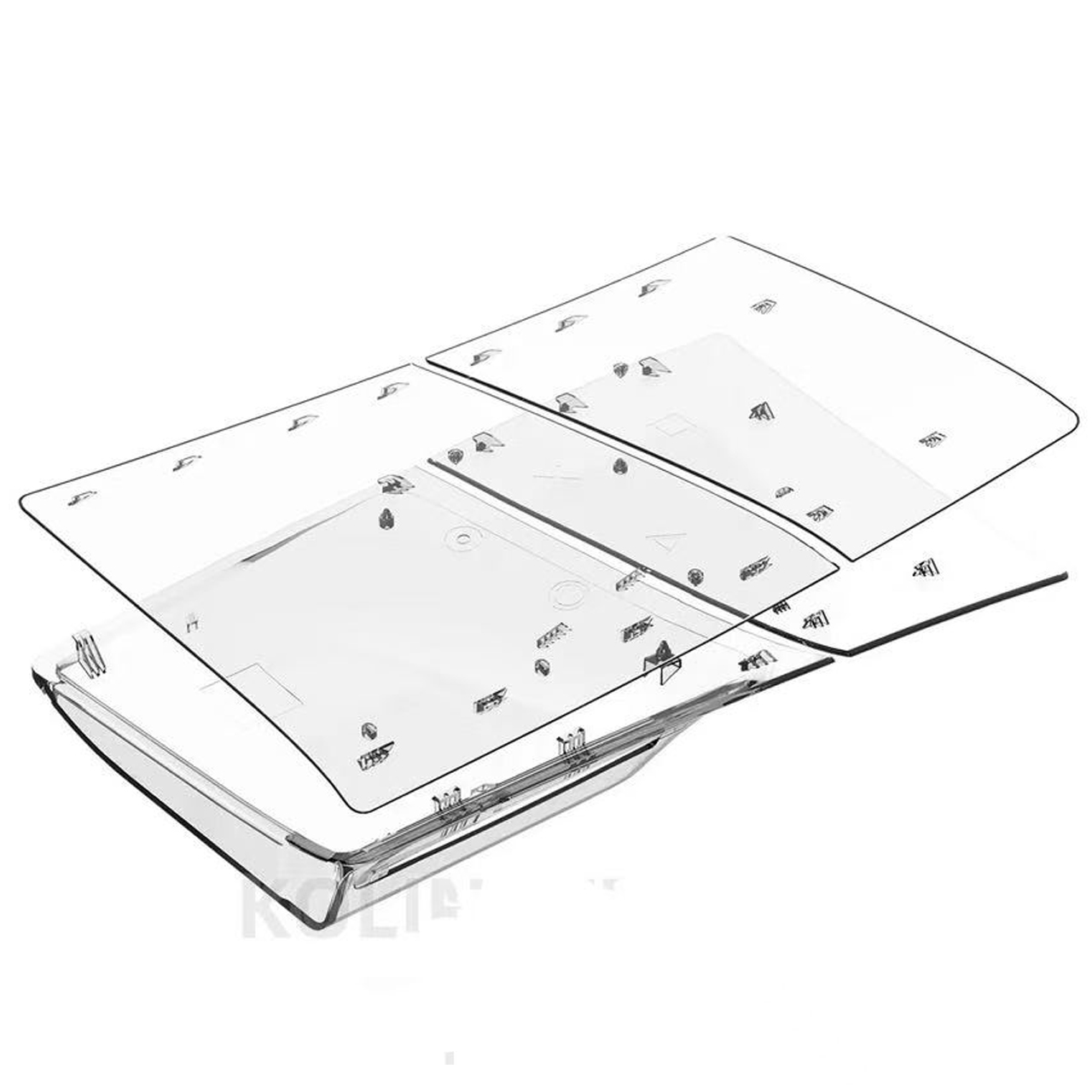 حلقة إضاءة ليد لوحة وحدة تحكم  - مراجعة Sony Console Ps5 Slim وسعره